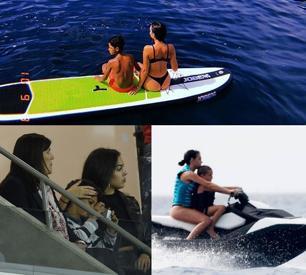 Vợ hờ của CR7 liên tục mặc bikini bé xíu, cạnh tranh độ gợi cảm với Irina Shayk