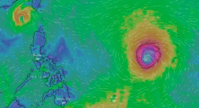 Biển Đông đón cơn bão số 5, Bắc Bộ mưa lớn