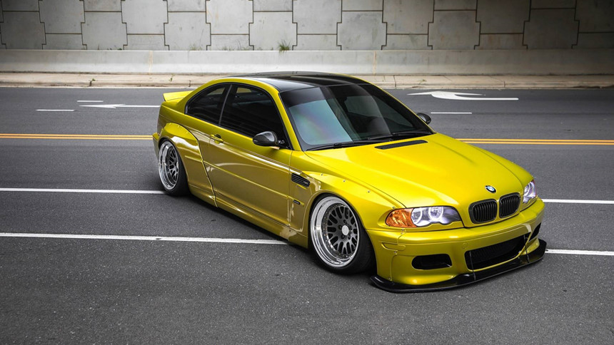 BMW M3 E46 lột xác với gói độ Widebody Rocketbunny
