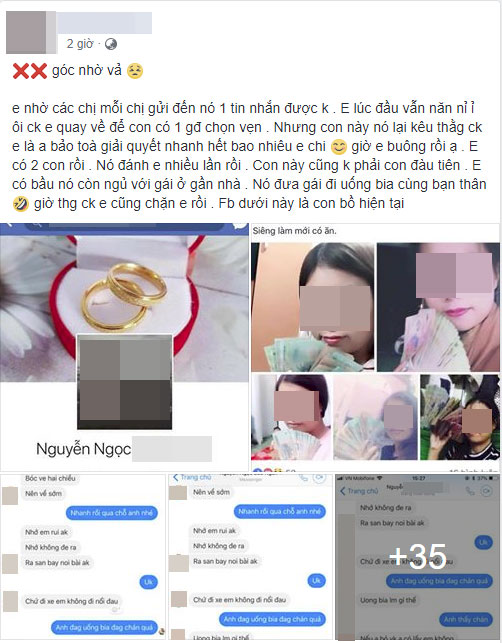 Mẹ 2 con cay đắng tố chồng cặp với bồ nhí vừa già vừa kém sắc, lại còn xúi nhanh về bỏ vợ, hết bao nhiêu tiền em cho