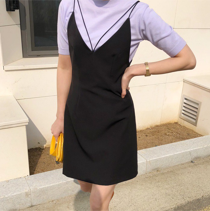 Đừng vội cất những chiếc váy hai dây bởi các nàng có thể diện được muôn kiểu tuyệt xinh trong tiết thu se lạnh