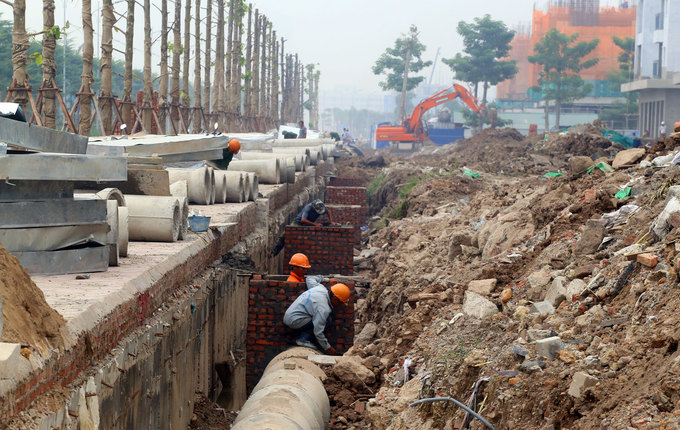 Đường 5.000 tỷ nối bốn quận, huyện Hà Nội sắp khánh thành