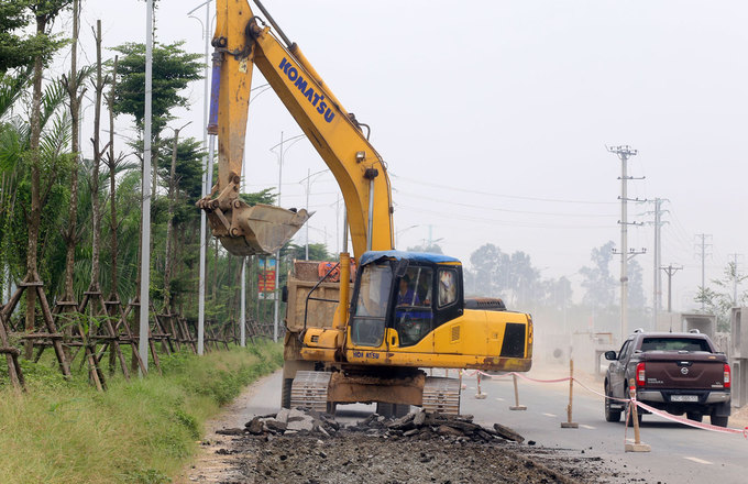 Đường 5.000 tỷ nối bốn quận, huyện Hà Nội sắp khánh thành