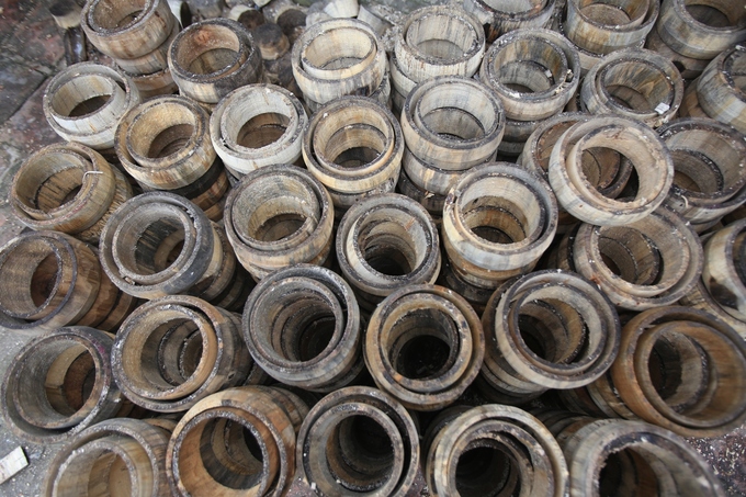 Dây chuyền làm 100.000 trống trung thu mỗi năm ở Hưng Yên