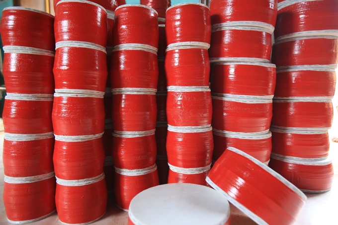 Dây chuyền làm 100.000 trống trung thu mỗi năm ở Hưng Yên