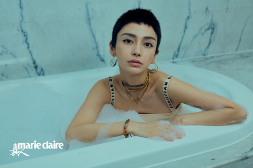 Không thể nào nhận ra đây là Angelababy khi để tóc ngắn 3 phân