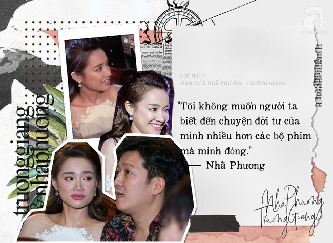 5 bí mật khiến Nhã Phương - Trường Giang phải kín như bưng về đám cưới thế kỷ?