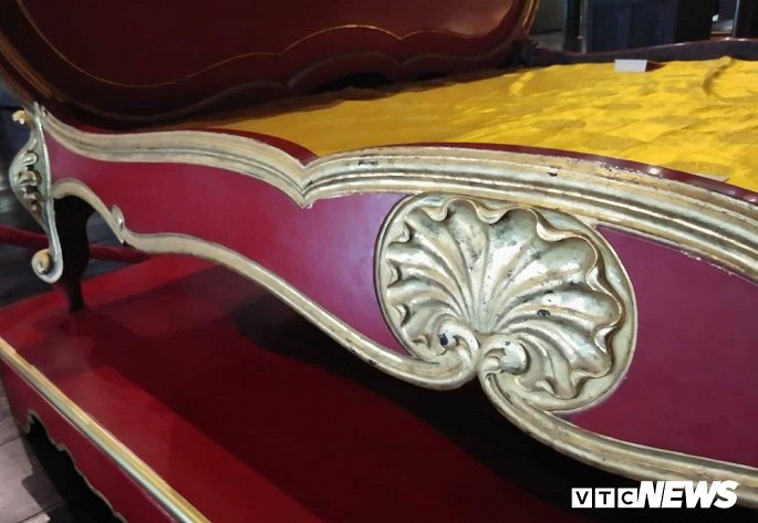 Cận cảnh long sàng dát vàng của vị hoàng đế nhiều tai tiếng bậc nhất triều Nguyễn