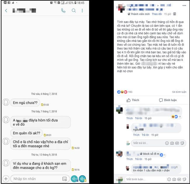 Kể lể người đàn ông lạ nhắn tin gạ gẫm vào khách sạn, cô gái không ngờ lại bị dân mạng mắng vì điều này