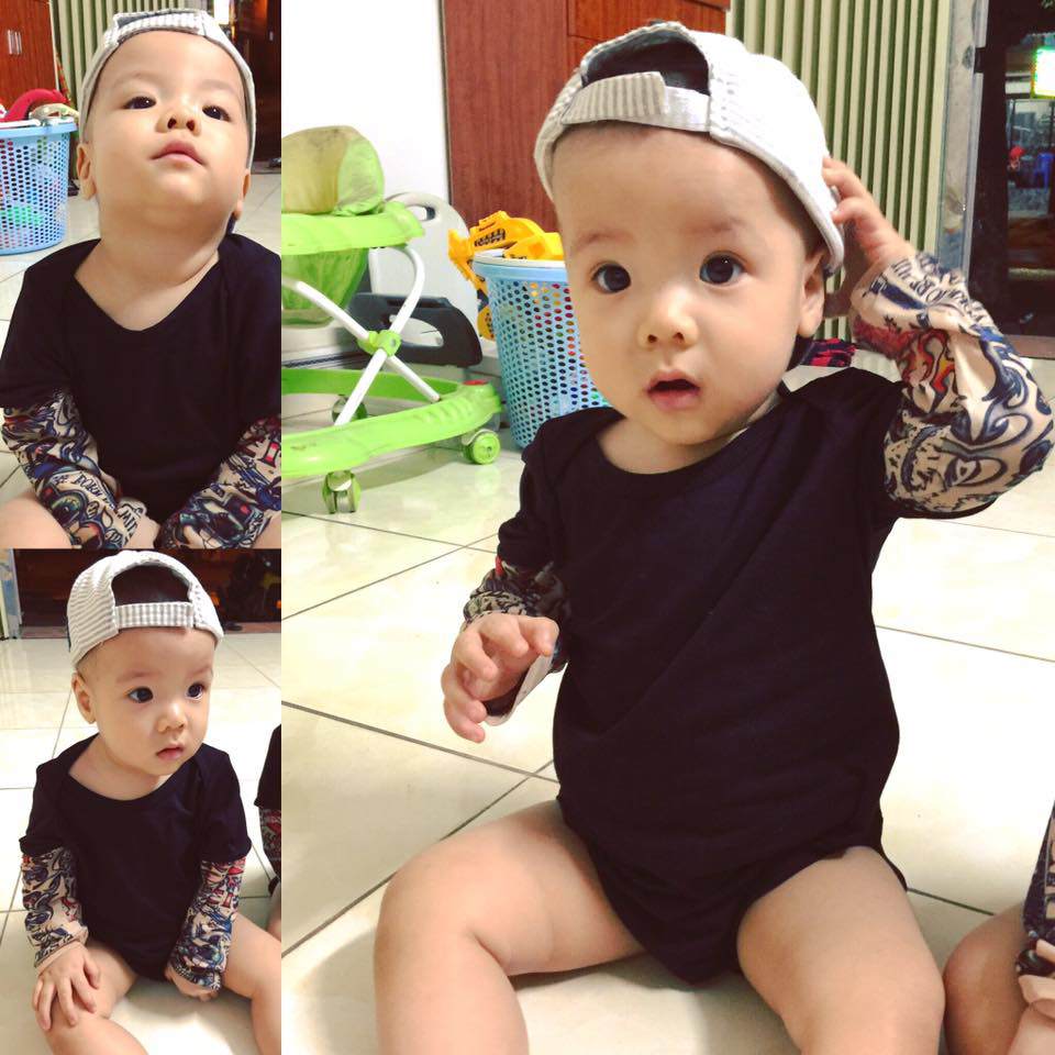 50 sắc thái khóc cạn nước mắt của bé Hòa Bình chụp ảnh sinh nhật khiến mẹ cũng bó tay