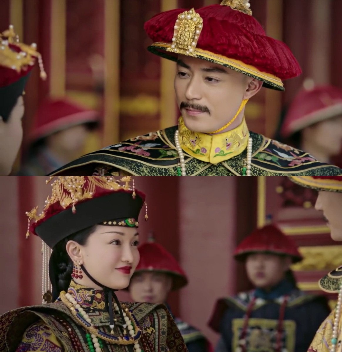 Fan mê mẩn với thần thái chuẩn mẫu nghi thiên hạ của Như Ý trong lễ sắc phong Hoàng hậu