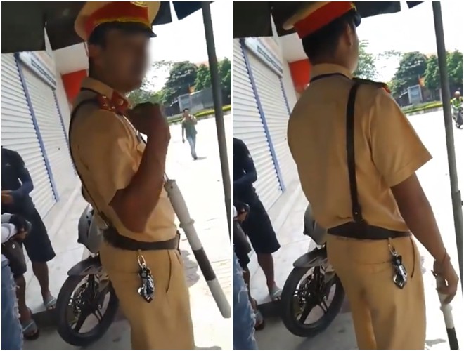 Lái xe không gương, không giấy tờ nhưng nam thanh niên vẫn cãi cùn với CSGT: Xe này em chỉ dùng đi chợ rồi còn quay clip