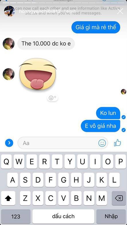 Hoàng Yến Chibi phản ứng trước lời ngã giá 10.000 USD để được gặp mặt