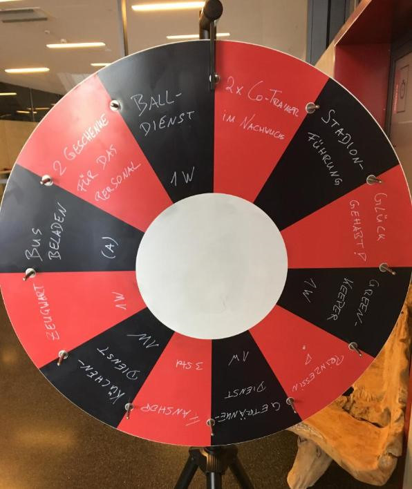 HLV Bundesliga dùng vòng quay may mắn để phạt cầu thủ mắc lỗi