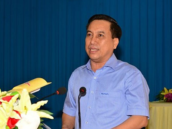 Cách chức Phó Bí thư thành ủy Trà Vinh Diệp Văn Thạnh