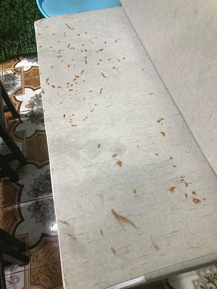 Đôi nam nữ đùa nghịch, vẩy tương ớt tung tóe quán ăn ở Quảng Ninh