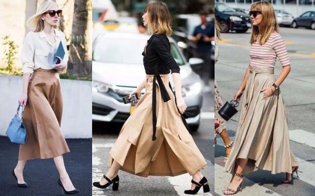 Tạm cất những thiết kế mỏng manh mềm mại, chân váy mùa thu năm nay lại thiên về kiểu đứng dáng thế này Tạm cất những thiết kế mỏng manh mềm mại, chân váy mùa thu năm nay lại thiên về kiểu đứng dáng thế này