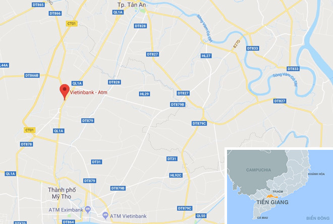 Vụ cướp ngân hàng ở Tiền Giang diễn ra trong hơn 2 phút