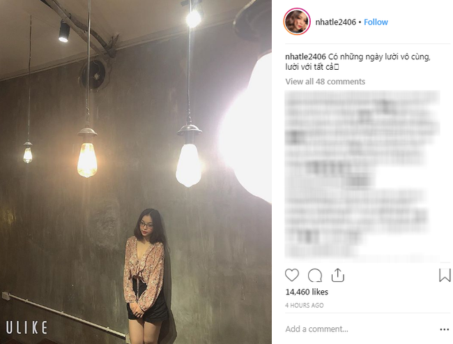 Sau khi dính thị phi PR không có tâm, bạn gái Quang Hải U23 bỗng chia sẻ dòng trạng thái thảm hại đầy ẩn ý