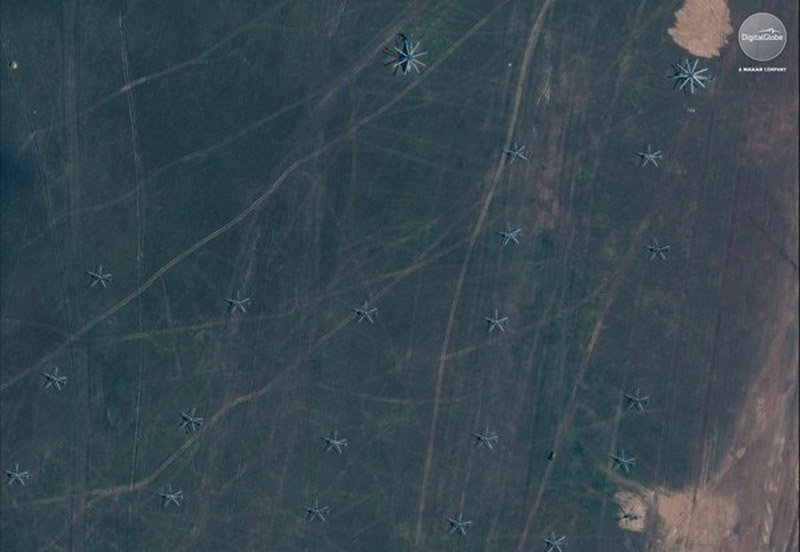 Hình ảnh vệ tinh phơi bày quy mô thật cuộc tập trận Nga