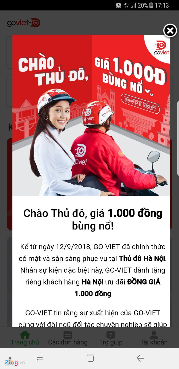 Sau TP.HCM, Hà Nội trở thành chiến trường mới của Go-Viet và Grab