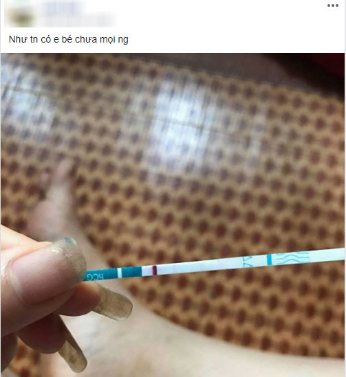 Cô nàng đăng ảnh que thử thai và hỏi mình có em bé chưa, nào ngờ chị em chỉ chú ý đến thứ này, còn ra rả ném đá