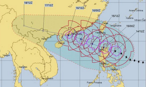 Siêu bão Mangkhut vượt qua Philippines, hướng tới miền nam Trung Quốc