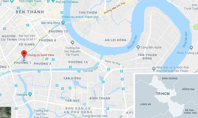 Chung cư ở Sài Gòn cháy giữa đêm