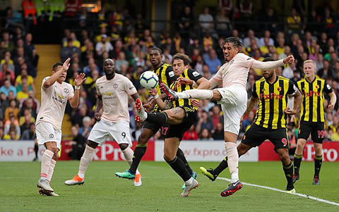 M.U đưa hiện tượng Watford trở lại mặt đất bằng chiến thắng sít sao