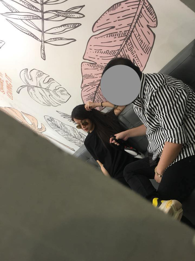 An Nguy bình thản đi uống trà cùng bạn sau khi gây bão bằng việc xác nhận yêu Kiều Minh Tuấn