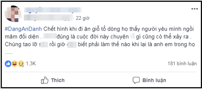 Đi ăn cỗ giỗ tổ gặp người yêu ngồi mâm bên, chàng trai tá hỏa sợ không đến được với nhau vì… có họ