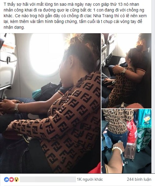 Đi máy bay vô tình phát hiện vụ ngoại tình chỉ bằng 1 câu nói, nữ hành khách chia sẻ để mẹ nào nhận ra chồng thì đem về ngay