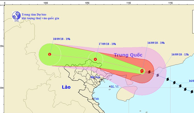Dự báo thời tiết 17/9: Bão Mangkhut suy yếu, Hà Nội giảm 6 độ Dự báo thời tiết 17/9: Bão Mangkhut suy yếu, Hà Nội giảm 6 độ