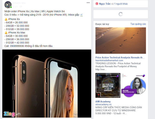 Chưa về VN, iPhone XS và XR xách tay đã loạn giá