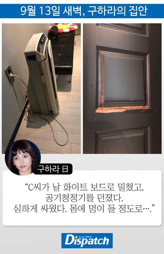 Dispatch bóc mẽ vụ hành hung chấn động: Goo Hara bị chảy máu tử cung, bầm tím nghiêm trọng vì bạn trai đánh