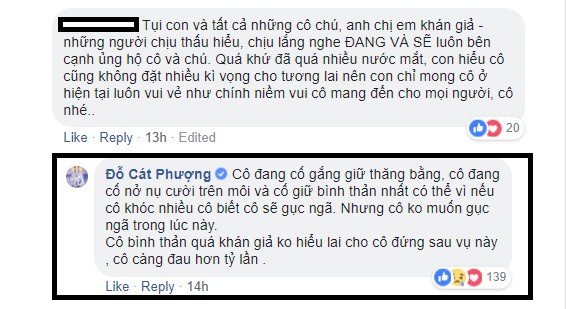 Sau nhiều lần cố tỏ ra bình thản trước ồn ào của Kiều Minh Tuấn, Cát Phượng mới thú nhận đang cố gắng để không gục ngã Sau nhiều lần cố tỏ ra bình thản trước ồn ào của Kiều Minh Tuấn, Cát Phượng mới thú nhận đang cố gắng để không gục ngã