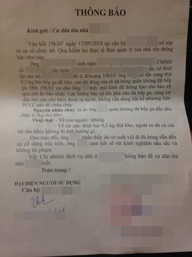 Cả chung cư ở Hà Nội nháo nhác sơ tán vì... một nồi thịt kho