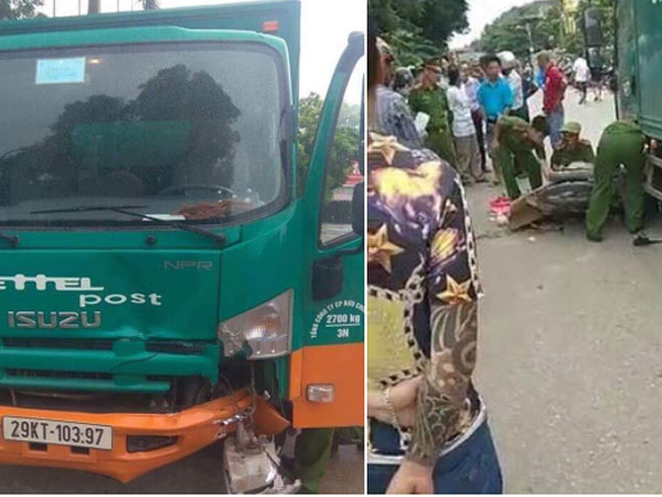 Bắc Giang: Va chạm với xe tải chạy cùng chiều, mẹ và con gái 2 tuổi tử vong thương tâm