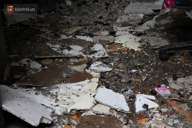 Video: Khung cảnh tan hoang bên trong dãy trọ bị giặc lửa thiêu rụi ở Hà Nội