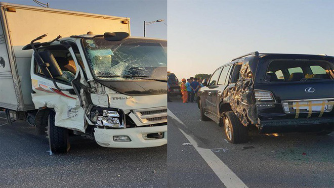 Hiện trường vụ tài xế Lexus biển tứ quý 8 bị xe tải đâm tử vong khi làm việc với CSGT