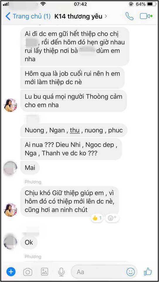Lộ tin nhắn Nhã Phương đã dừng nhận show, nhóm bạn thân phải có thiệp mới được vào tiệc cưới