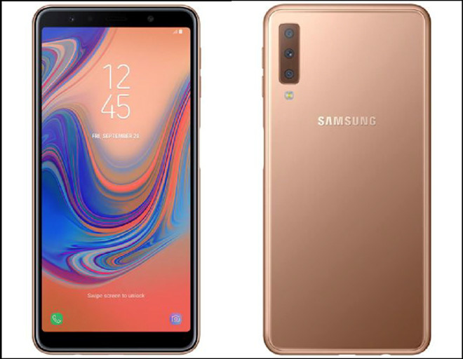 Galaxy A7 mới lộ diện - 3 camera, giá dự kiến 407 USD