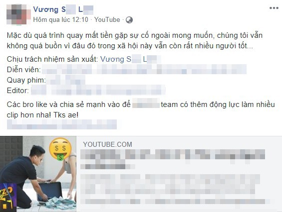 Giả vờ đánh rơi vali đựng 3 tỷ đồng, nhóm bạn trẻ mất luôn 100 triệu vì sự cố không tưởng