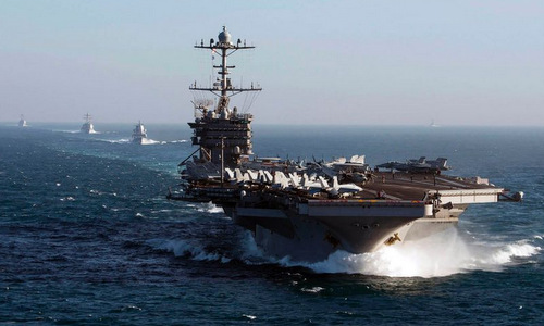 Mỹ điều tàu sân bay hạt nhân đến gần Syria