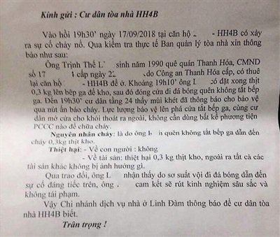 Đi tiểu giữa sảnh thang máy, phạt cô gái dọn cả hầm chung cư