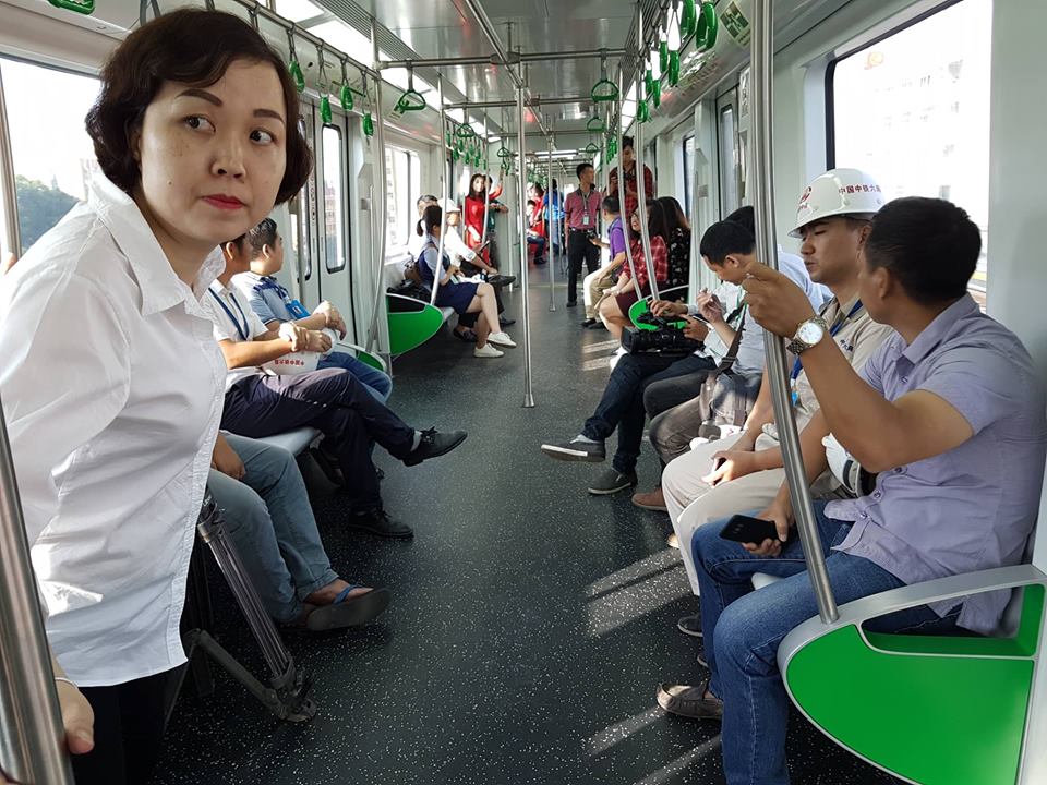 Đường sắt Cát Linh-Hà Đông chính thức chạy thử 5 tàu