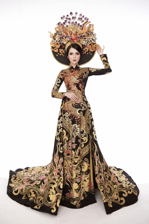 Thúy Vi đạt giải Trang phục truyền thống đẹp nhất Hoa hậu Châu Á Thái Bình Dương 2018