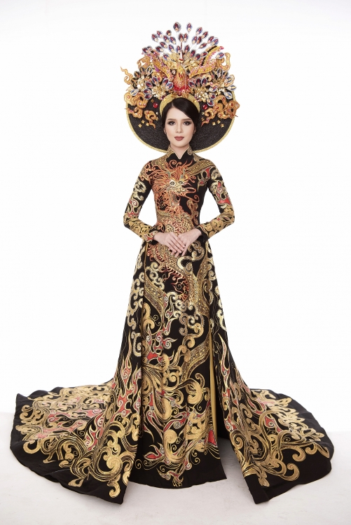 Thúy Vi đạt giải Trang phục truyền thống đẹp nhất Hoa hậu Châu Á Thái Bình Dương 2018