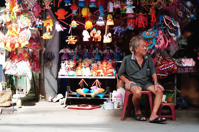 Lung linh phố đèn lồng Sài Gòn vào dịp trung thu