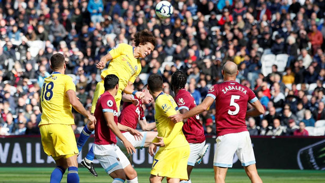 West Ham 0-0 Chelsea: The Blues đứt mạch toàn thắng